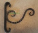 Scrolled Wrought Iron Hanging Brackets