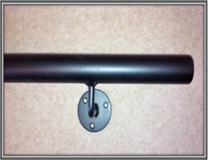 Tubular Steel Metal Handrail - Wall Mounted