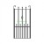 Spen Wrought Iron Metal Side Gate