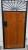 Sunrise Wood infill / steel frame side gate with lock