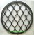 Wrought Iron Metal Well Cover Wavy Design