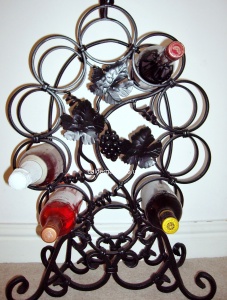 Wrought Iron Metal Wine Racks