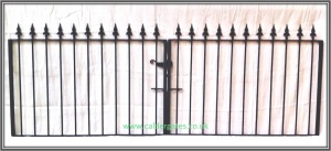 Brook Wrought Iron Driveway Gate