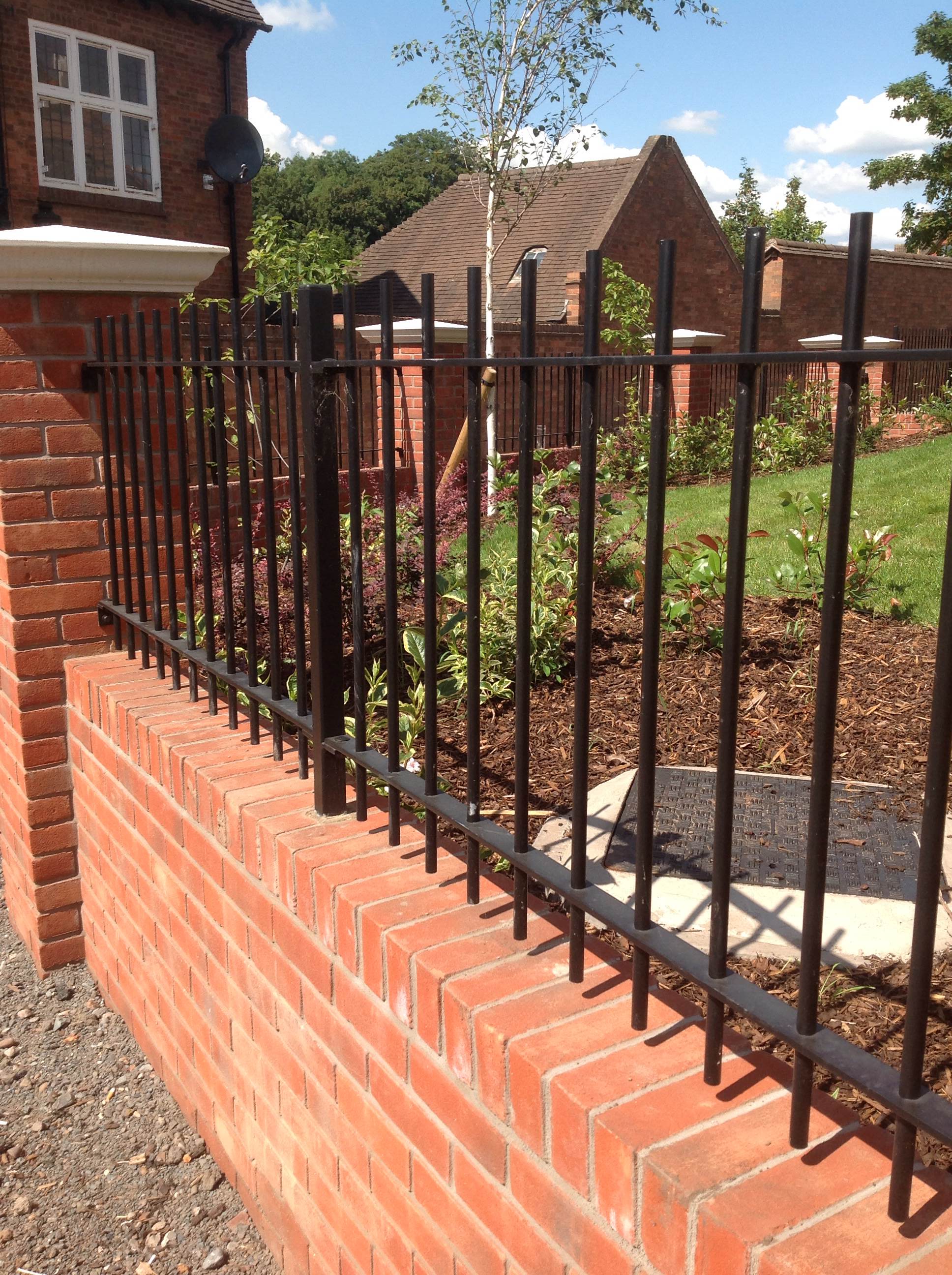 manor wrought iron railings heavy duty