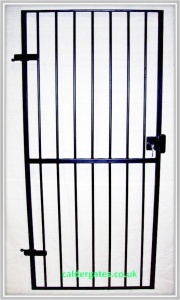 Wrought Iron Metal Security Gate With Keyed Lock