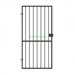 Wrought Iron Metal Security Gate With Keyed Lock