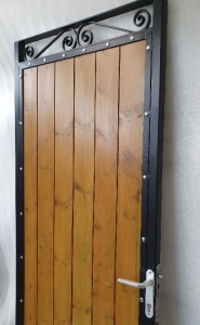 Sherwood Wood Infill / Metal Side Entry Gate