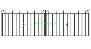 Wrought Iron Metal Steel Driveway Gate | Bespoke Design