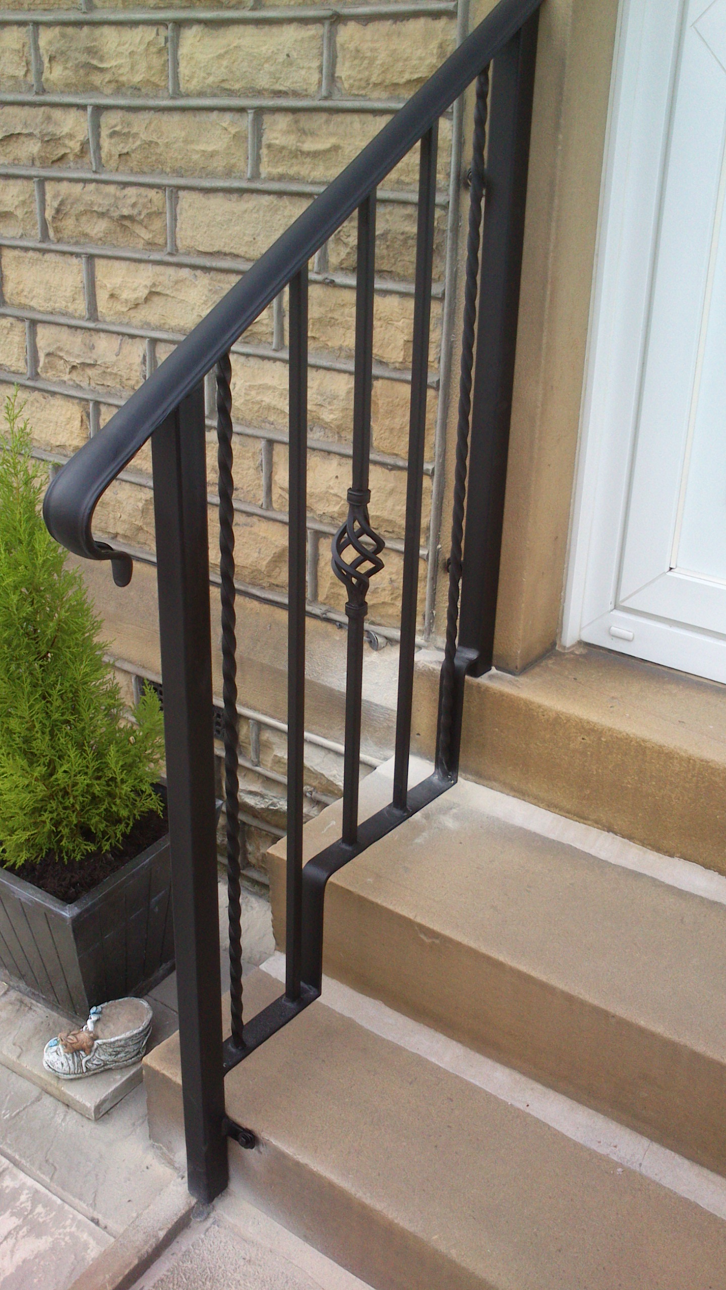 Bespoke Wrought Iron Handrails Grab Rails Handmade Specialist