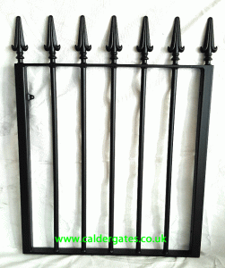 London Wrought Iron Metal Garden Gate